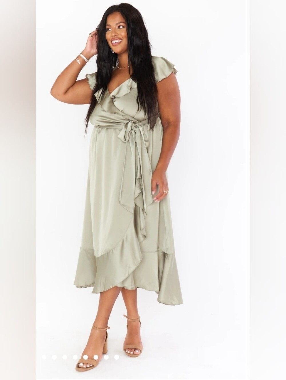 Show Me Your MuMu Wrap Midi Dress